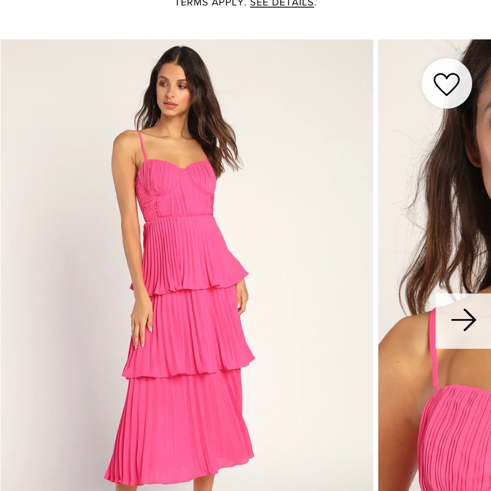 Lulu’s 3 Tier maxi dress.